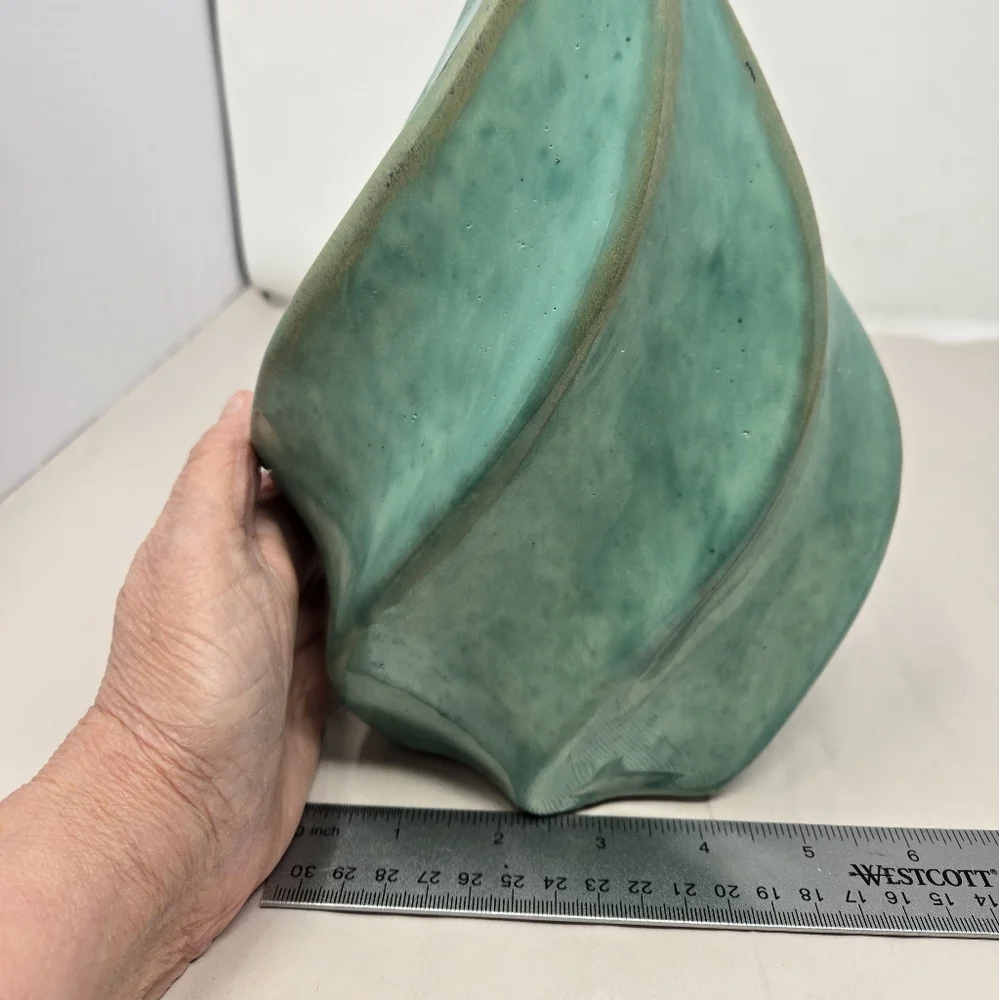 Uttermost Hasina Vase 19430 12x6 Pale Aqua Ceramic Glaze Home Decor Only